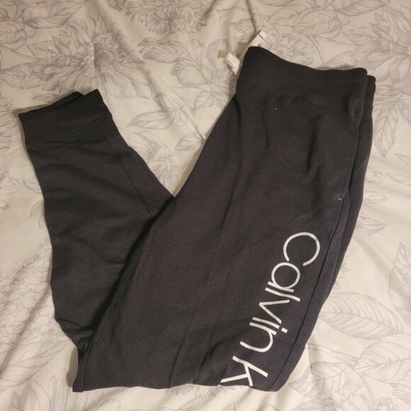 Calvin Klein Black Joggers NWOT - Picture 2 of 4